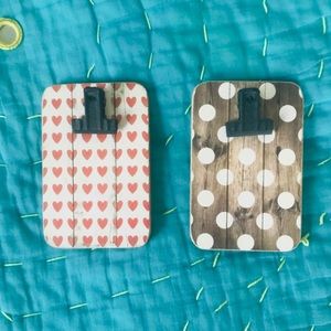 Two rustic frames — super cute for Polaroids!